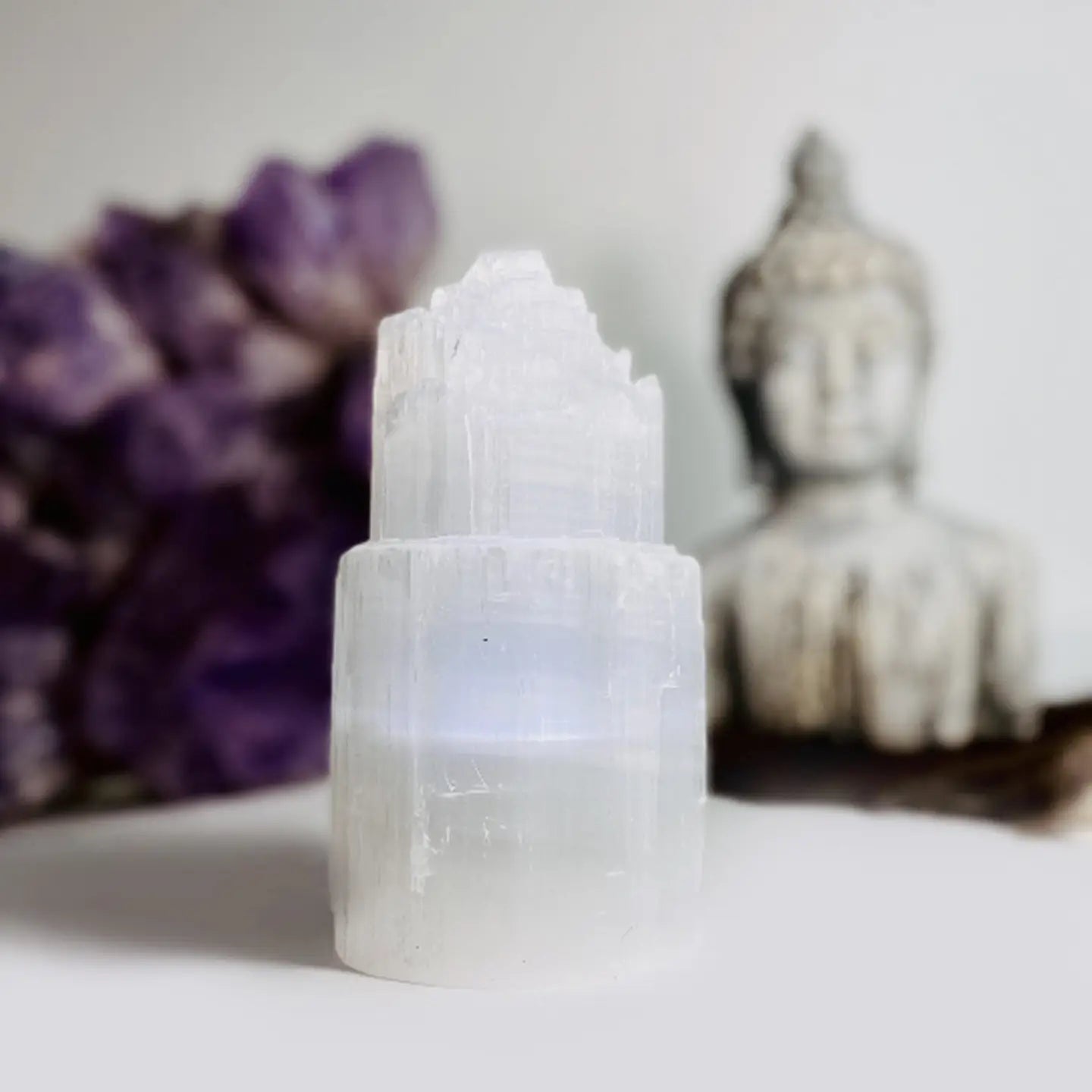 🎁 Mini Selenite Tower Lamp (100% off)