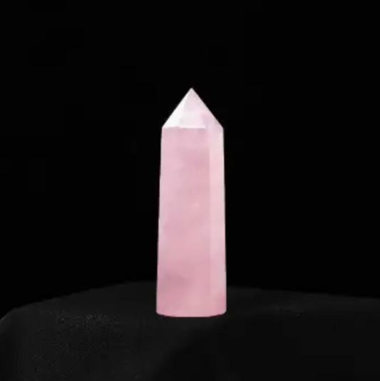 Rose Quartz Obelisk Tower Point