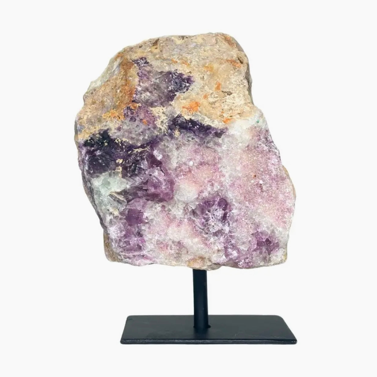 Pink Fluorite on a Stand