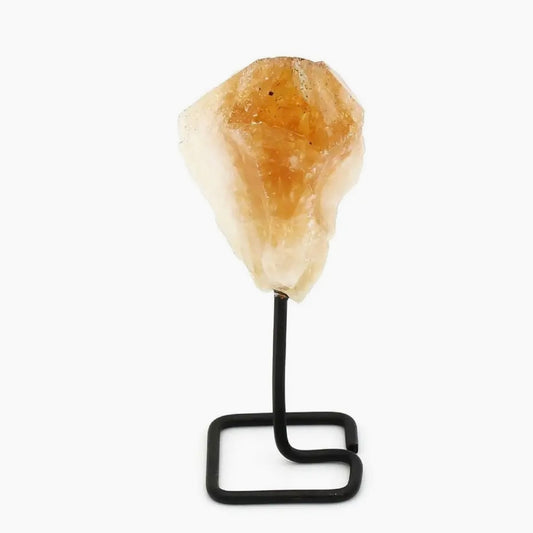 Orange Citrine Point on a Stand