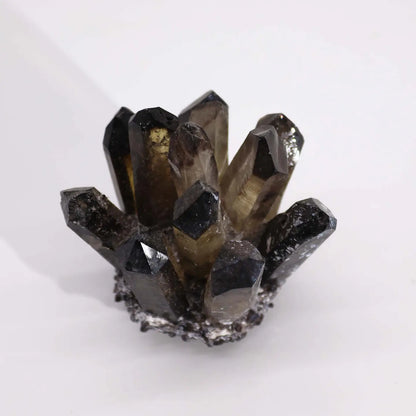 Smoky Quartz Floral Crystal Cluster