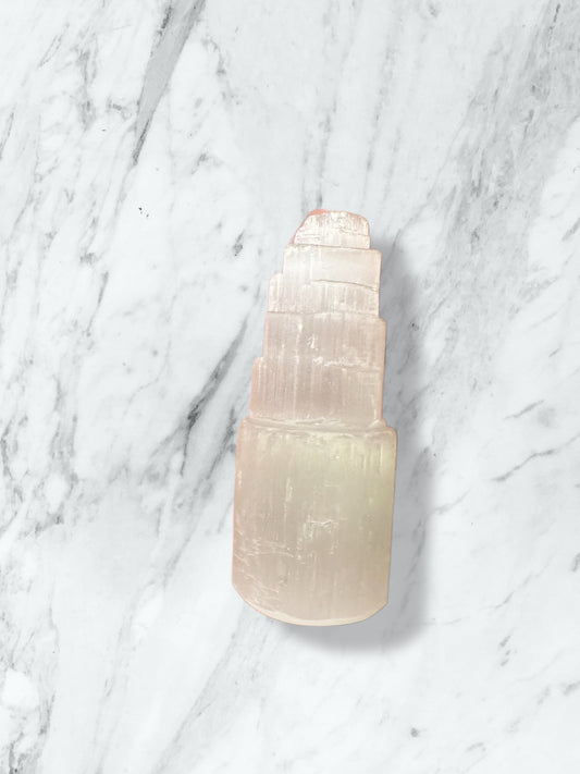 Clear Selenite Tower Crystal