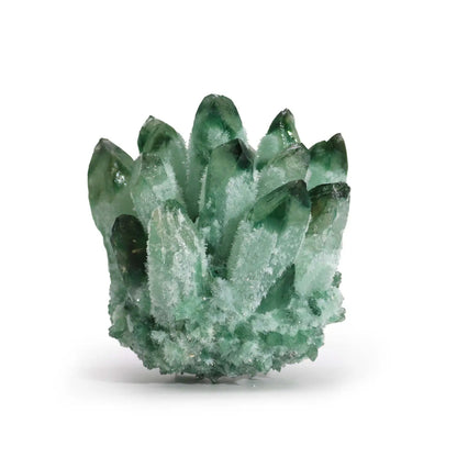 Green Sparkly Flower Geode