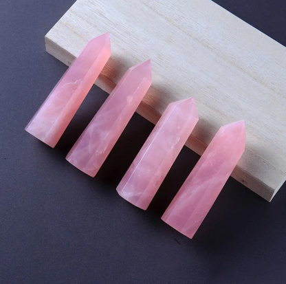 Rose Quartz Obelisk Tower Point